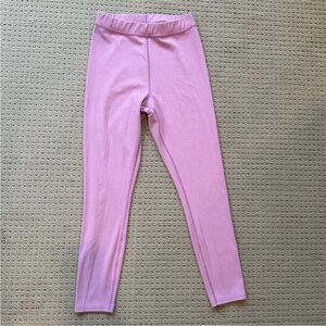 Alo ribbed pink leggings
